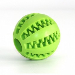 Rubber ball for interaction, feeding and play