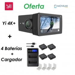 Offer Yi 4K+ with 4 extra...