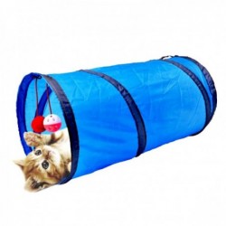 Play tunnel for pets, guaranteed fun, includes 2 balls for play