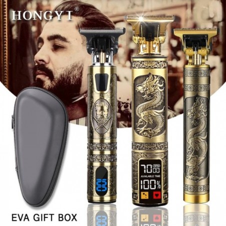 Usb rechargeable designer electric hair clipper for men