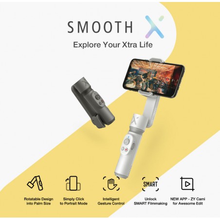 ZHIYUN SMOOTH X Official Selfie Stick, Handheld Stabilizer